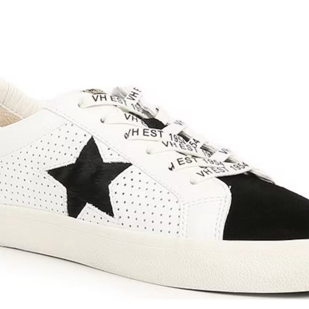 Vintage Havana Gadol Lowtop Sneaker in Black/White/Gold Size 9.